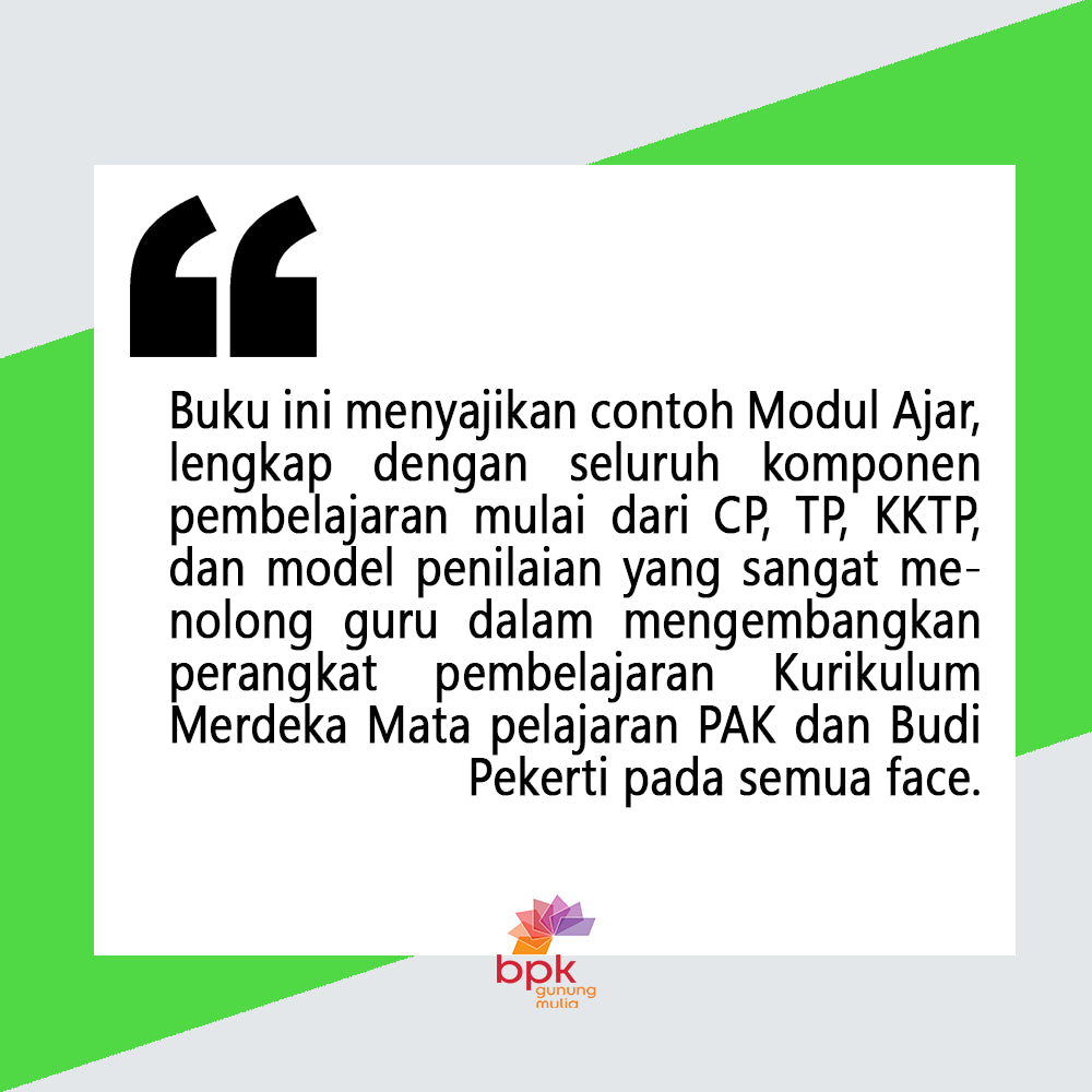 Pendidikan Agama Kristen dan Budi Pekerti Kelas 2 SD Kurikulum Merdeka