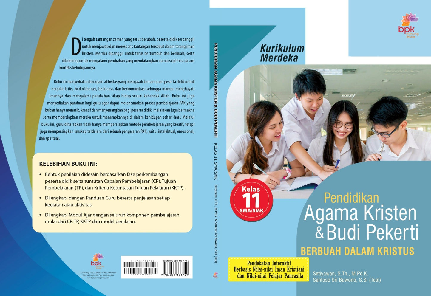 Buku Pendidikan Agama Kristen Kelas 11 SMA - SMK Kurikulum Merdeka