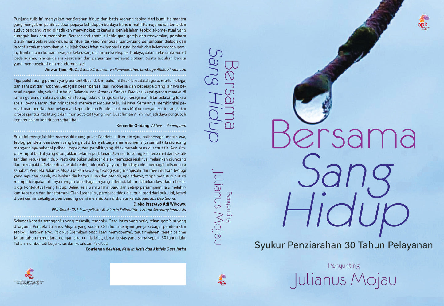 Bersama Sang Hidup Syukur Penziarahan 30 Tahun Pelayanan