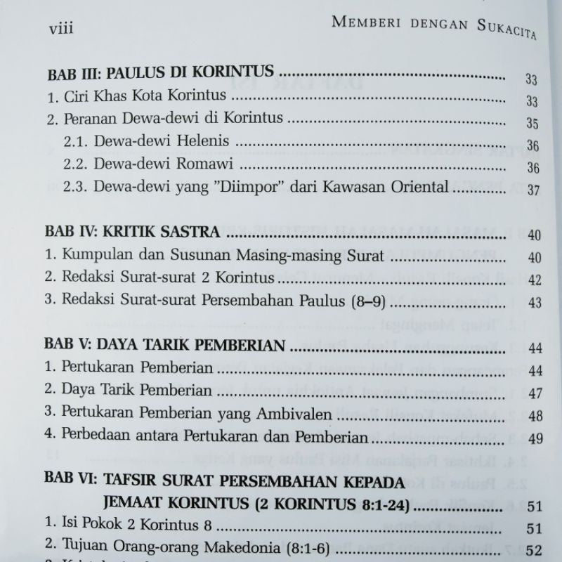 Memberi Dengan Sukacita