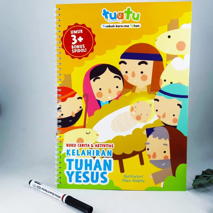 (KS) Buku Aktivitas Anak Kelahiran Tuhan Yesus