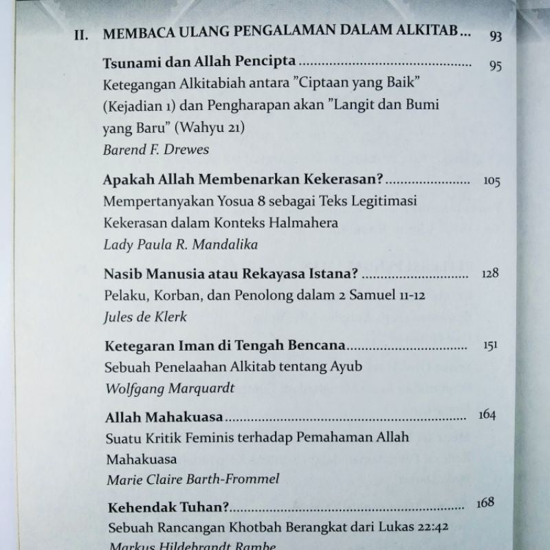 Teologi Bencana
