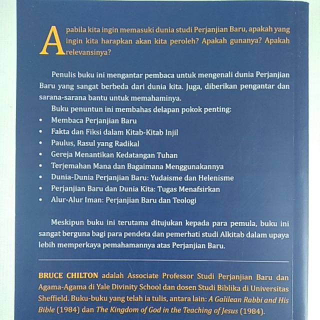 Studi Perjanjian Baru Bagi Pemula