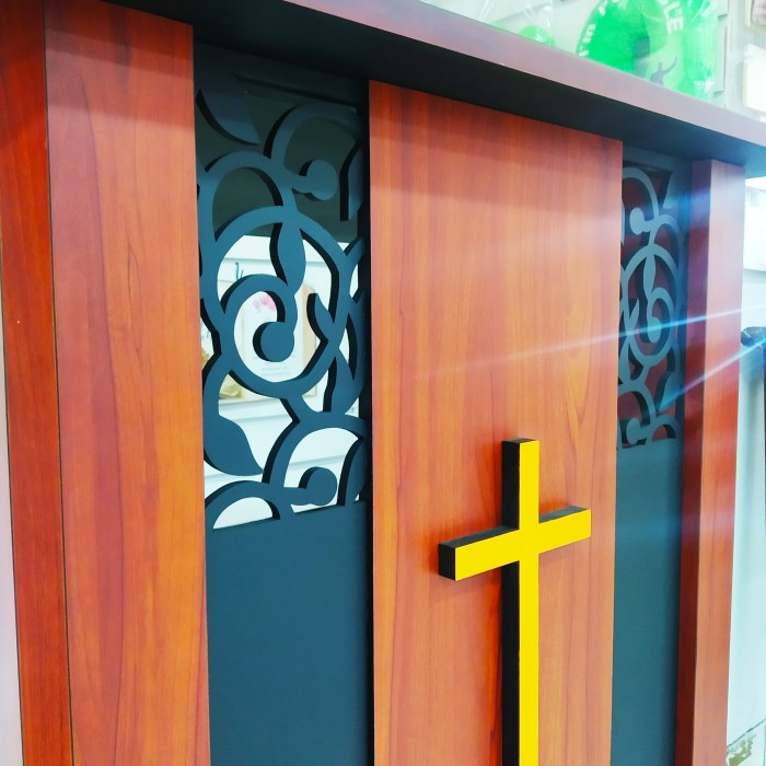 (KS) Mimbar Khotbah Gereja Ukuran 113*93 cm