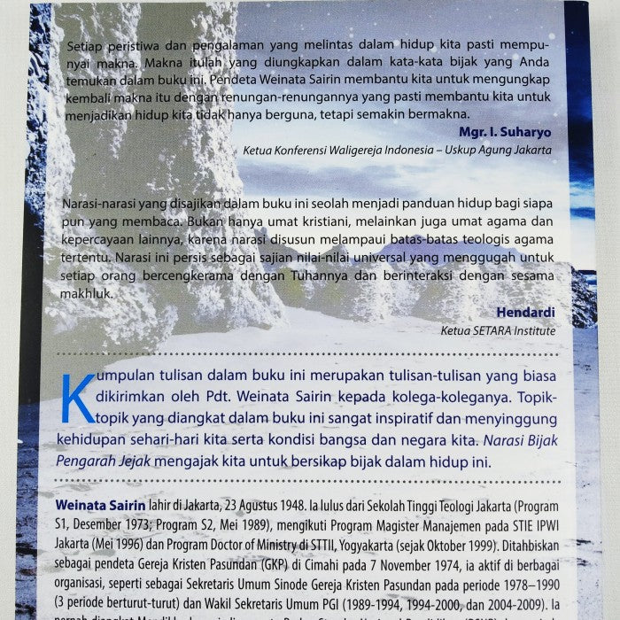 (KS) Narasi Bijak Pengarah Jejak : Renungan Samudra Kehidupan - Pdt Weitana