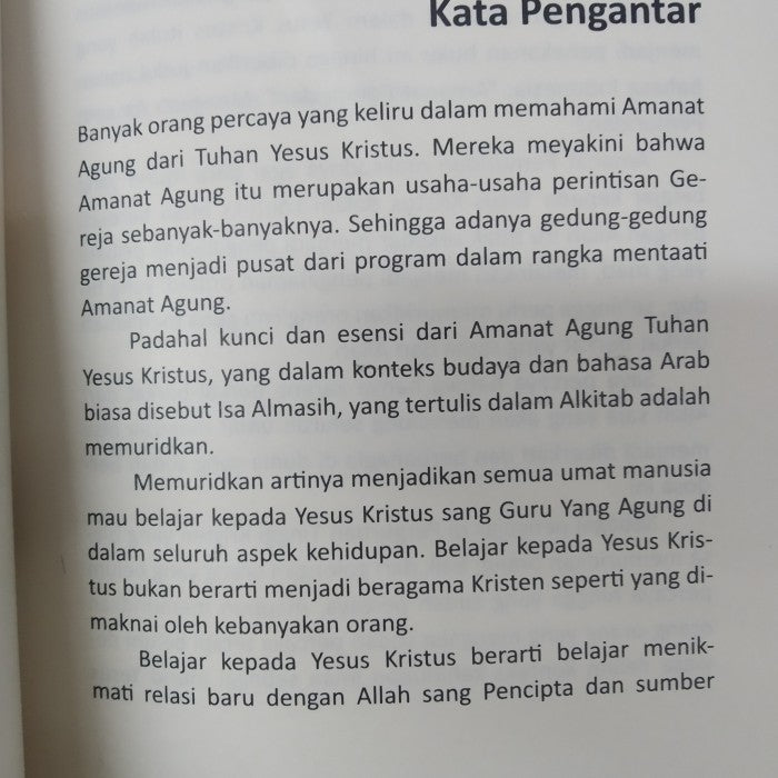 (KS) Amanat Pemuridan - Panduan Praktis Untuk Membangun Orang-Orang Percaya
