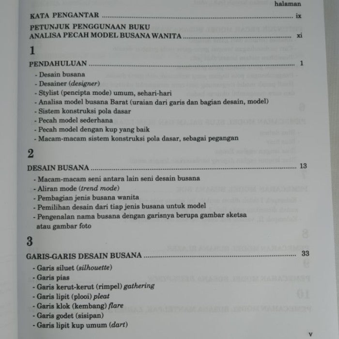 Analisa Pecahan Model Busana Wanita