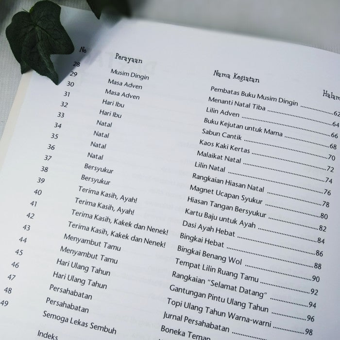 Kreasi Alkitab Sepanjang Tahun - Panduan Berbagai Aktivitas