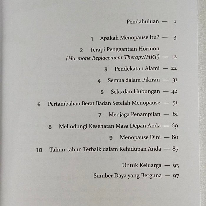 LANGKAH PERTAMA MELALUI MENOPAUSE