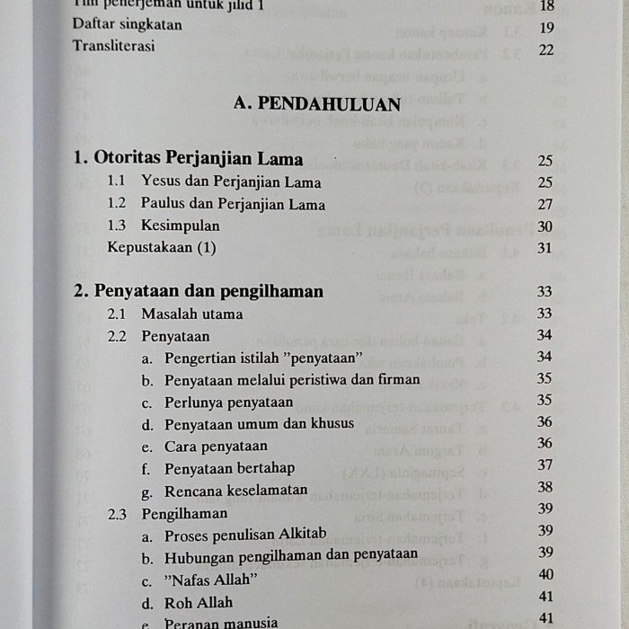 Pengantar Perjanjian Lama 1