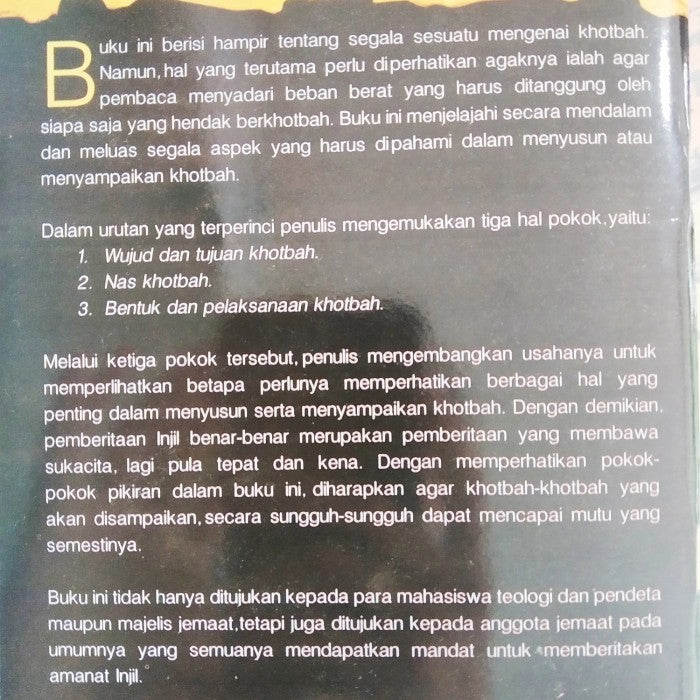 Buku Homiletika - Dr. H. Rothlisberger
