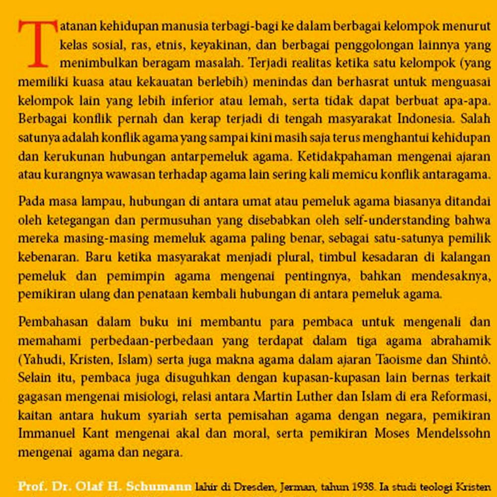 Agama-Agama Berhadapan dengan Masyarakat