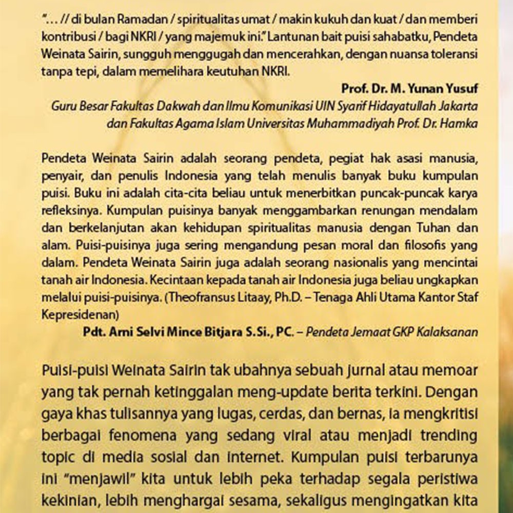 Bersyukur Tiada Terukur