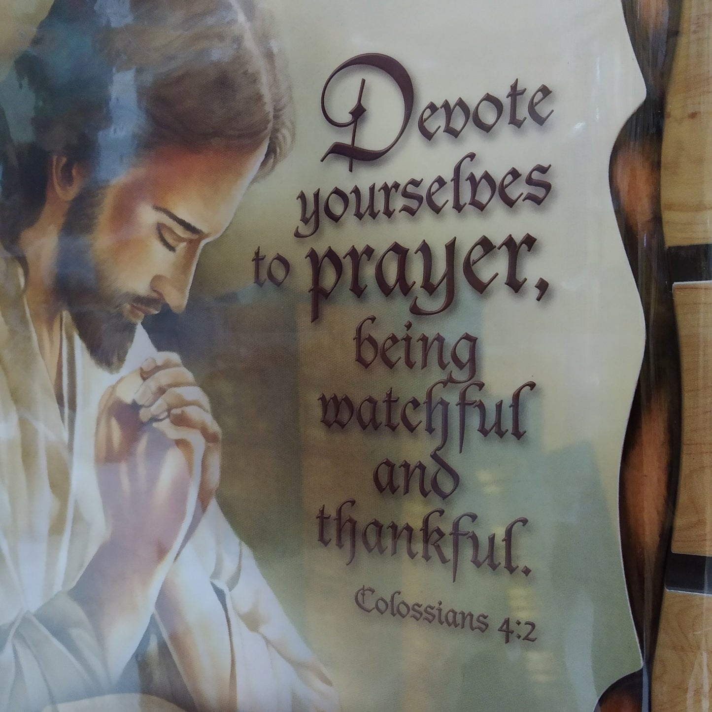 (KS) Hiasan Dinding Kayu Rohani 01-00081ZB