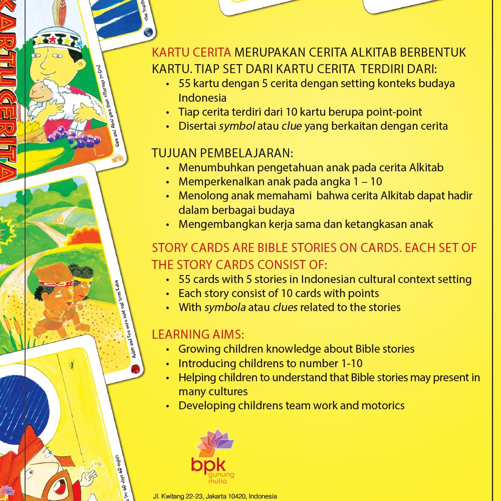 KARTU CERITA : Cerita Alkitab dalam Gaya Nusantara