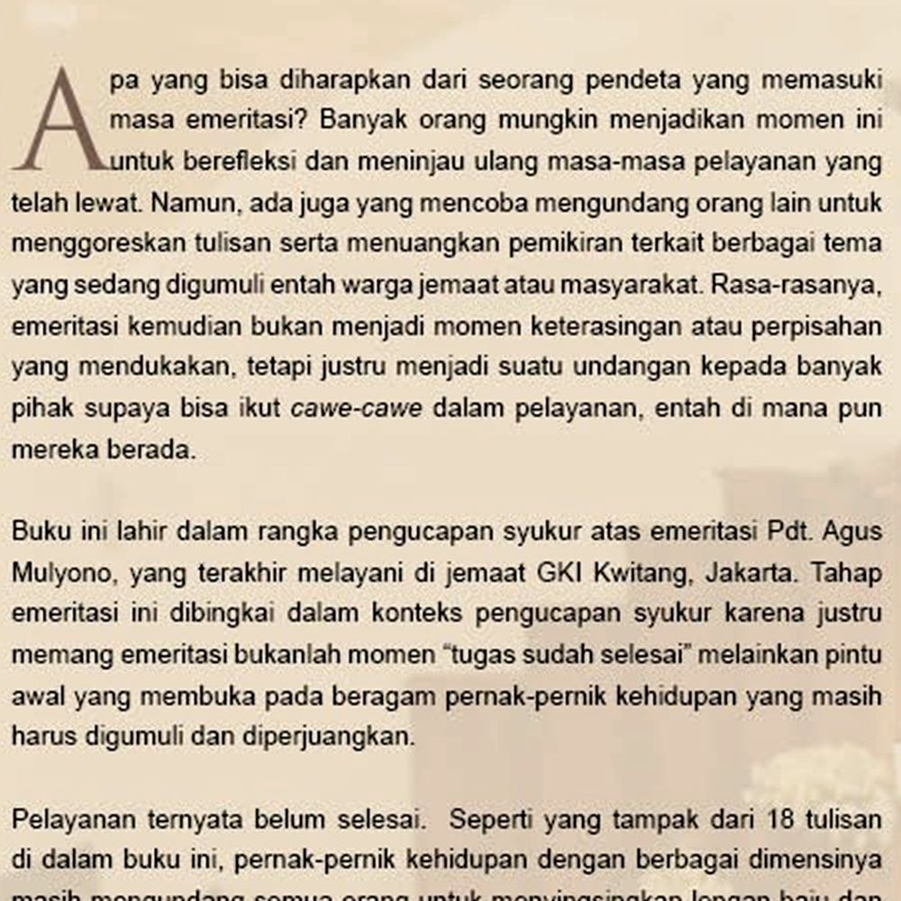 Memelihara Jemaat Melalui Pelayanan Pastoral