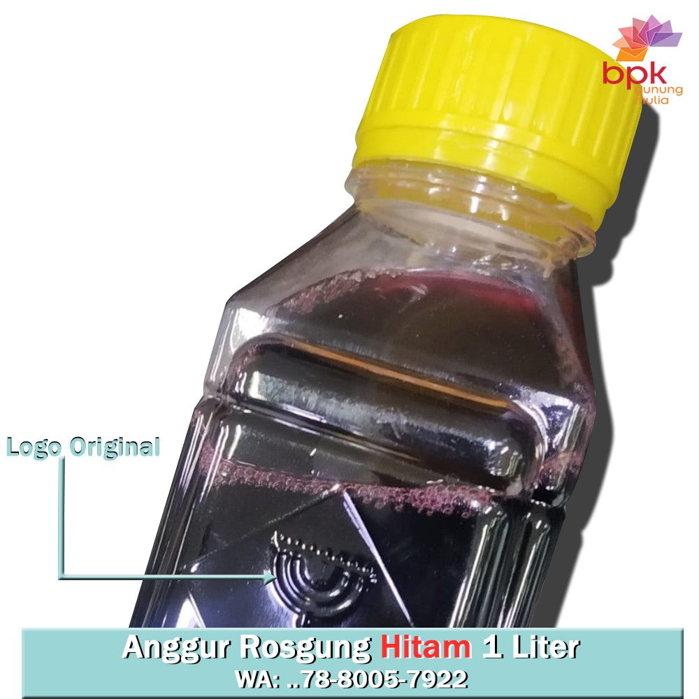 (KS) Anggur Rosgung Hitam 1 Liter - Original