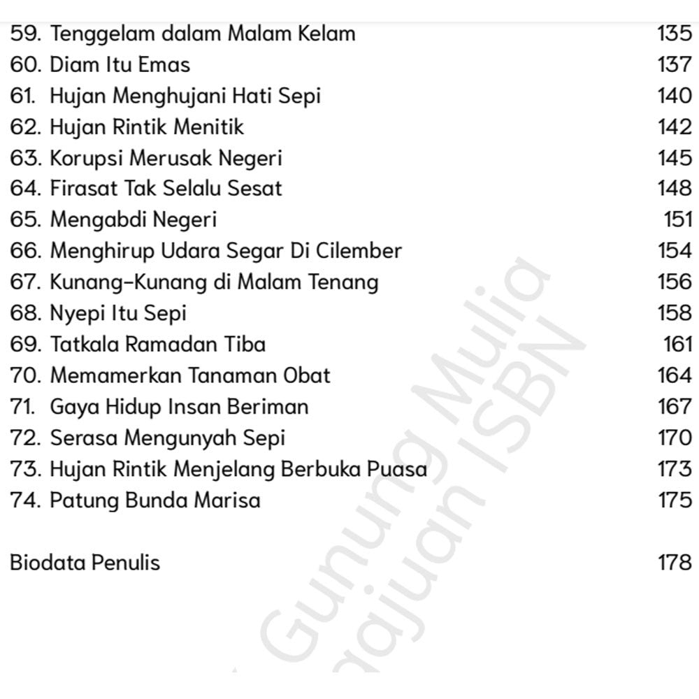 Bersyukur Tiada Terukur