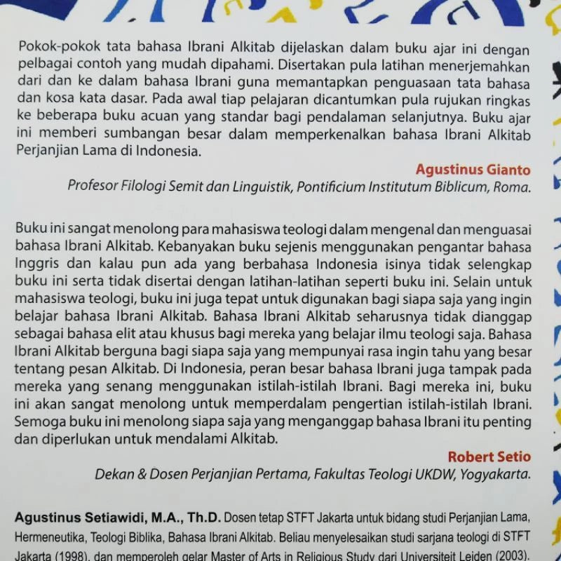 Bahasa Ibrani Untuk Pemula