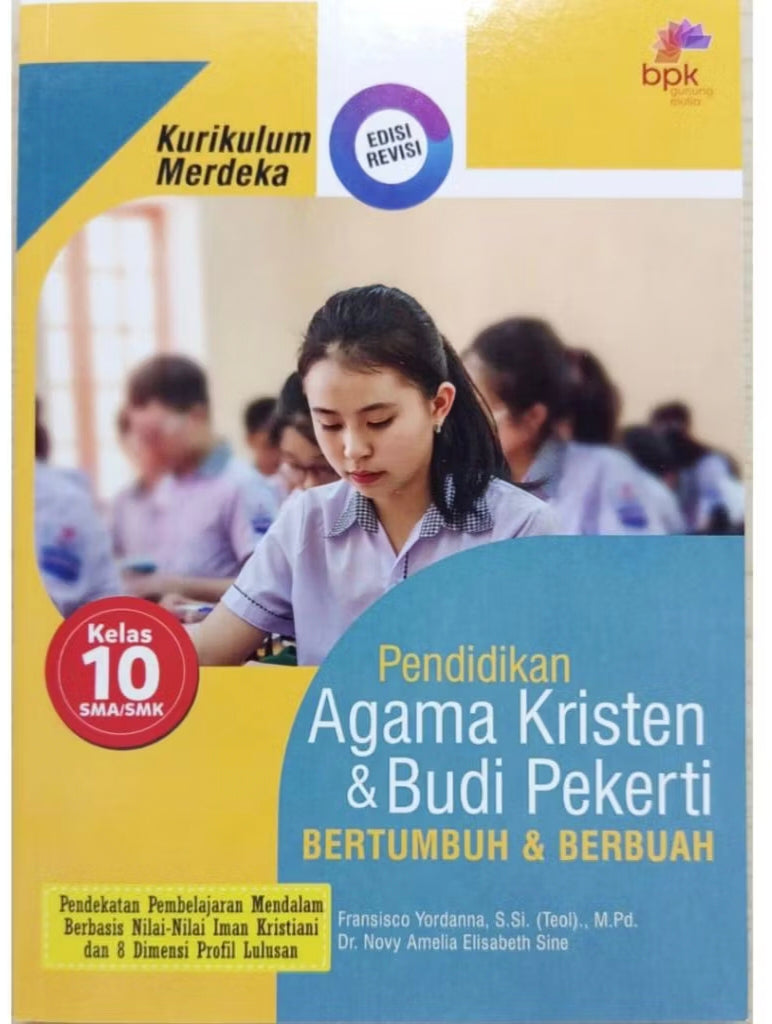 Pendidikan Agama Kristen dan Budi Pekerti Kelas 10 SMA/SMK Kurikulum Merdeka