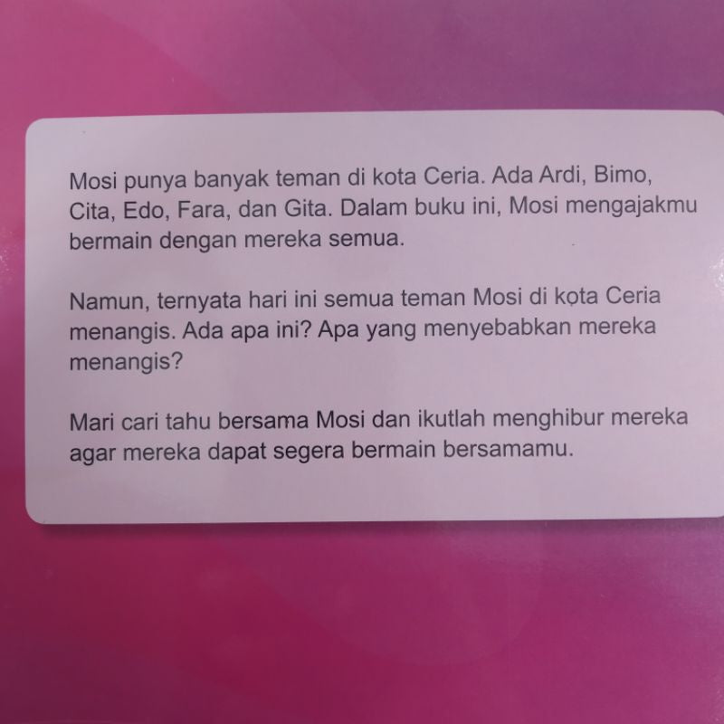 Mengapa Kau Menangis?