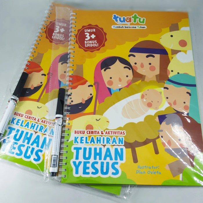 (KS) Buku Aktivitas Anak Kelahiran Tuhan Yesus