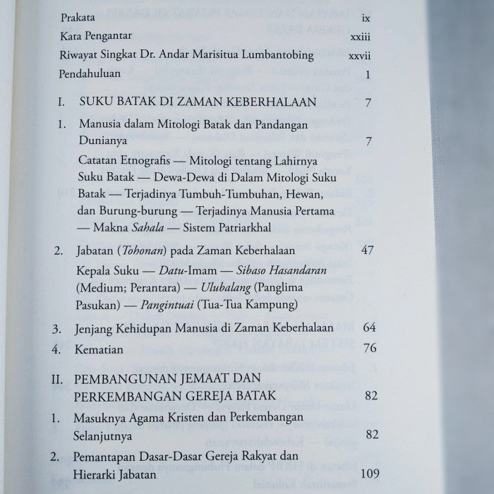 Makna Wibaya Jabatan Dalam Gereja Batak - Dr. Andar Lumbantobing