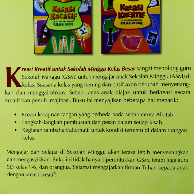 Kreasi Kreatif Untuk Sekolah Minggu Kelas Besar