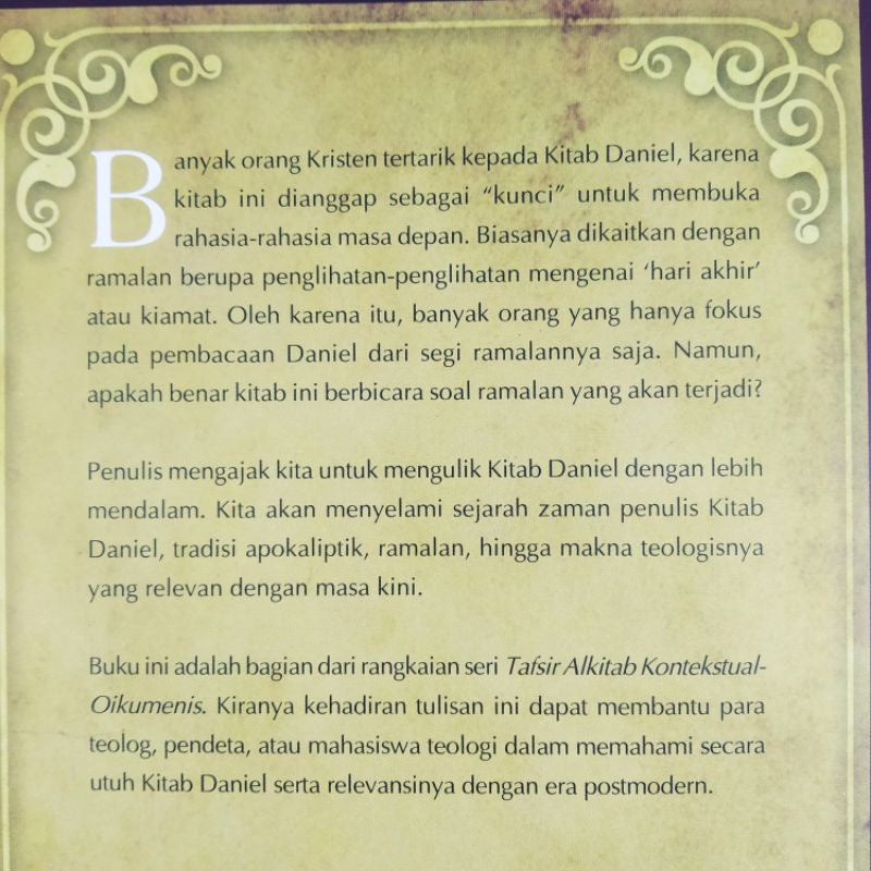 Tafsiran Alkitab Daniel - Emanuel G. Singgih