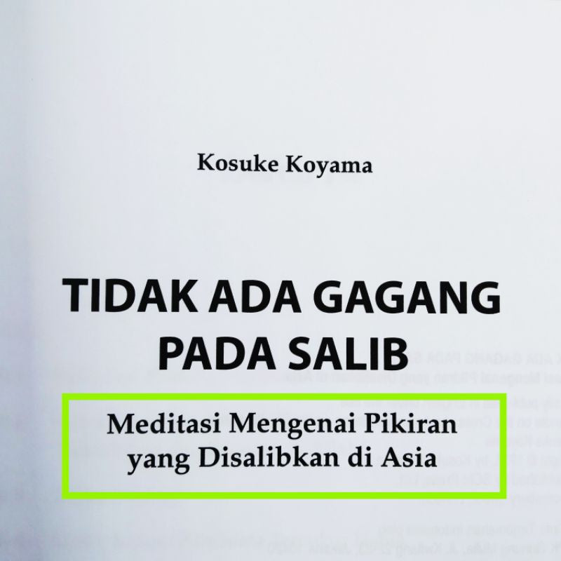 Tidak Ada Gagang Pada Salib