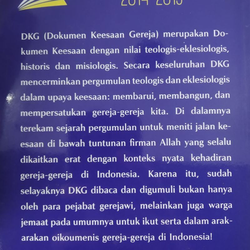 DOKUMEN KEESAAN GEREJA