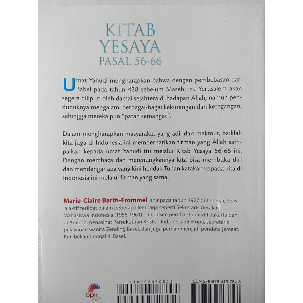 Tafsiran Kitab Yesaya 56-66