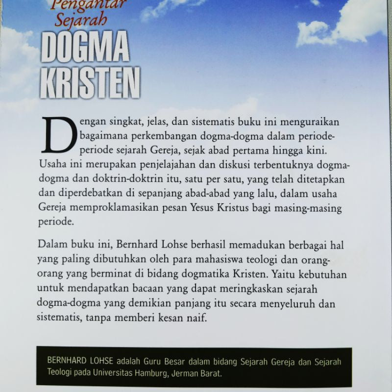 Pengantar Sejarah Dogma Kristen