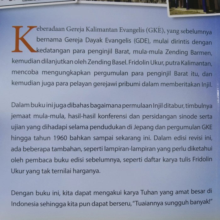 (KS) Tuaiannya Sungguh Banyak - Sejarah Gereja Kalimantan