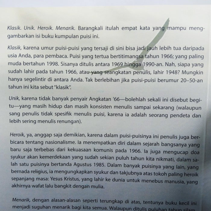 (KS) Serangkai Puisi : Di Sebuah Perjalanan - Pdt. Weinata Sairin