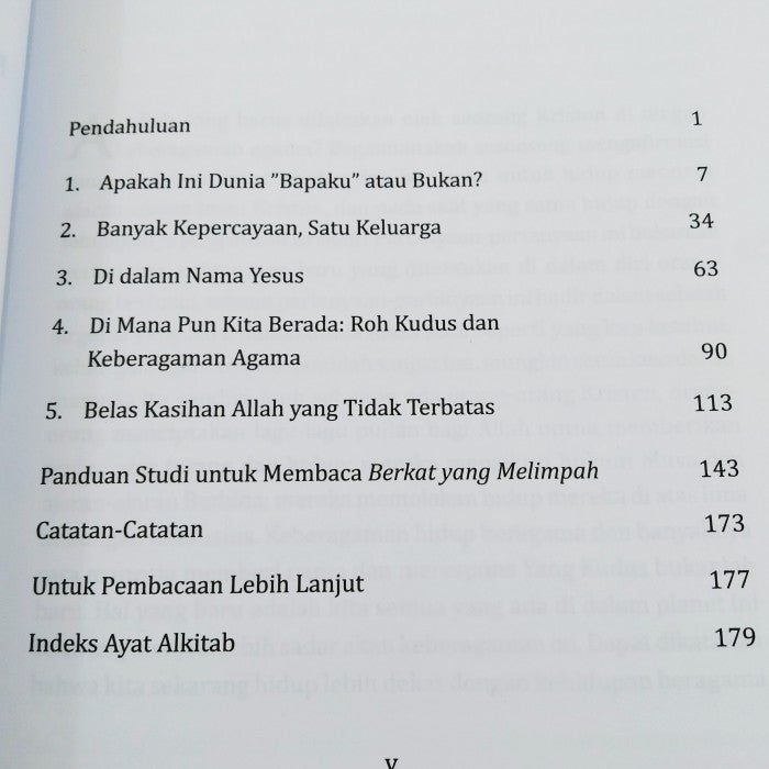 Berkat Yang Melimpah - Pendekatan Kristiani Terhadap Keberagaman Agama