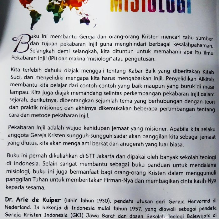 Misiologi - Ilmu Pekabaran Injil