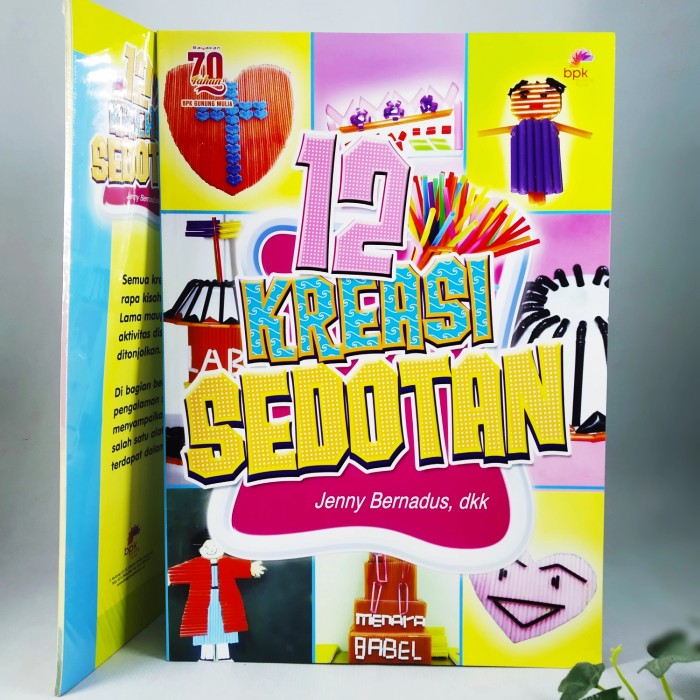 Buku 12 Kreasi Sedotan - Buku Aktivitas