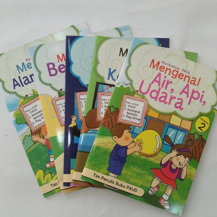 Buku Paud - Mengenal Air, Api, Udara (Semester 2)