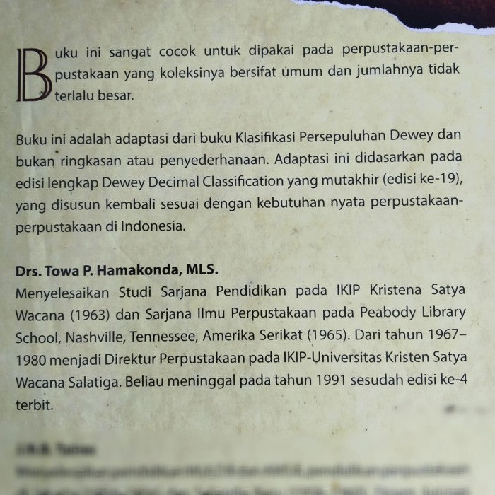 Pengantar Klasifikasi Persepuluhan Dewey