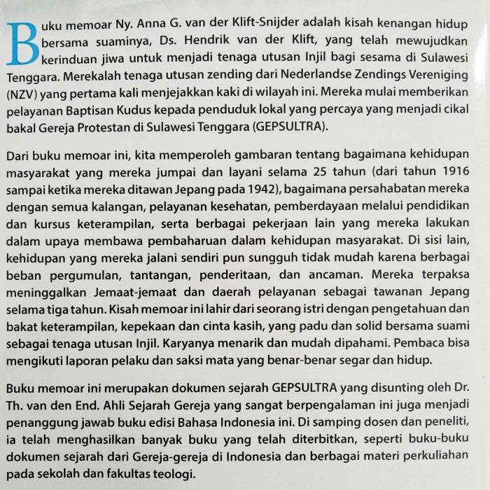 Dipanggil Diutus Diberkati (Dokumen Sejarah di Sulawesi Tenggara)