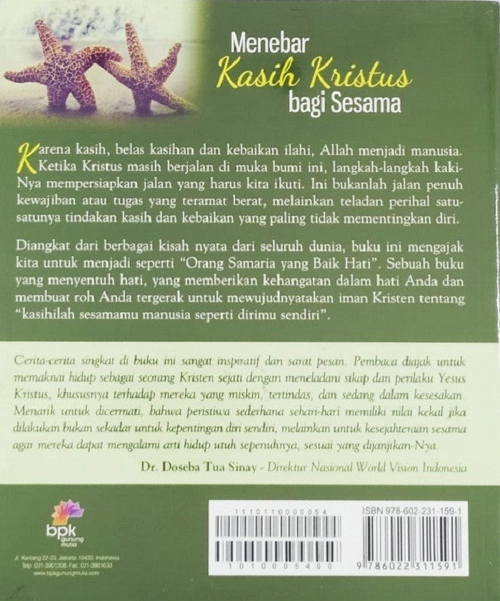 Menebar Kasih Kristus Bagi Sesama