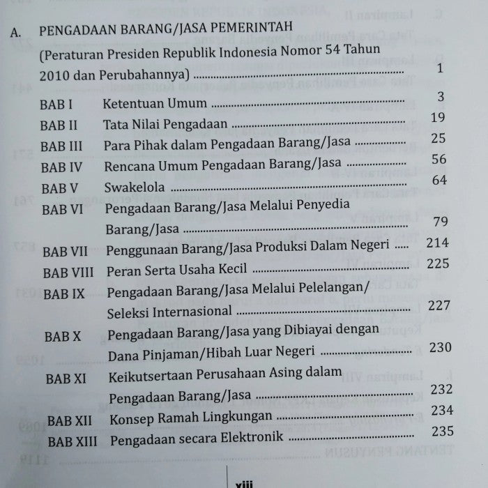 KOMPILASI PERATURAN PERUNDANG-UNDANGAN TENTANG PENGADAAN BARANG/JASA