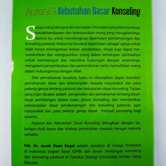 Pastoral dan Kebutuhan Dasar Konseling