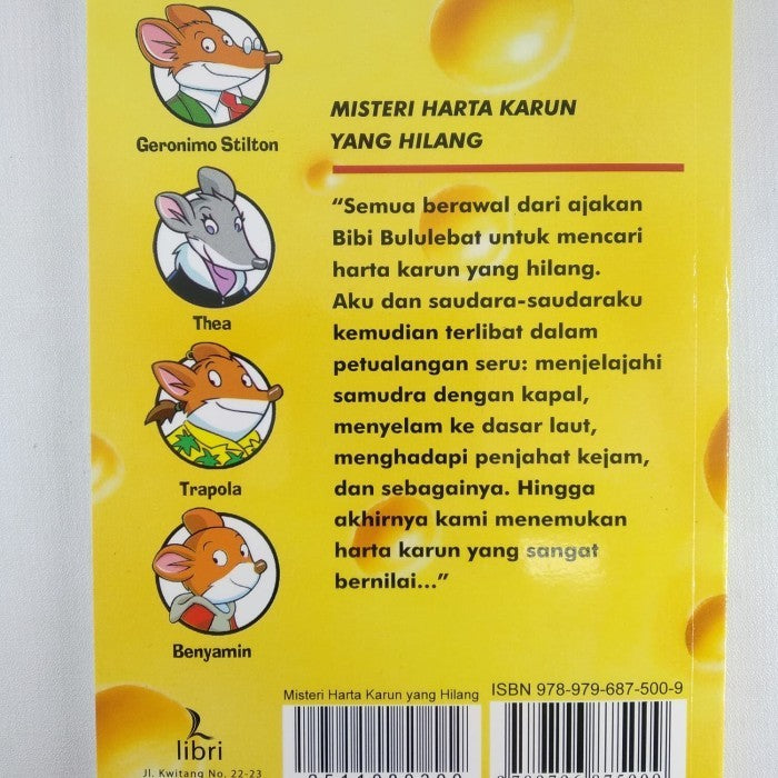 Misteri Harta Karun Yang Hilang - Geronimo Stilton Seri 3