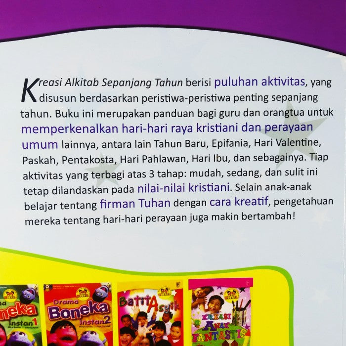 Kreasi Alkitab Sepanjang Tahun - Panduan Berbagai Aktivitas