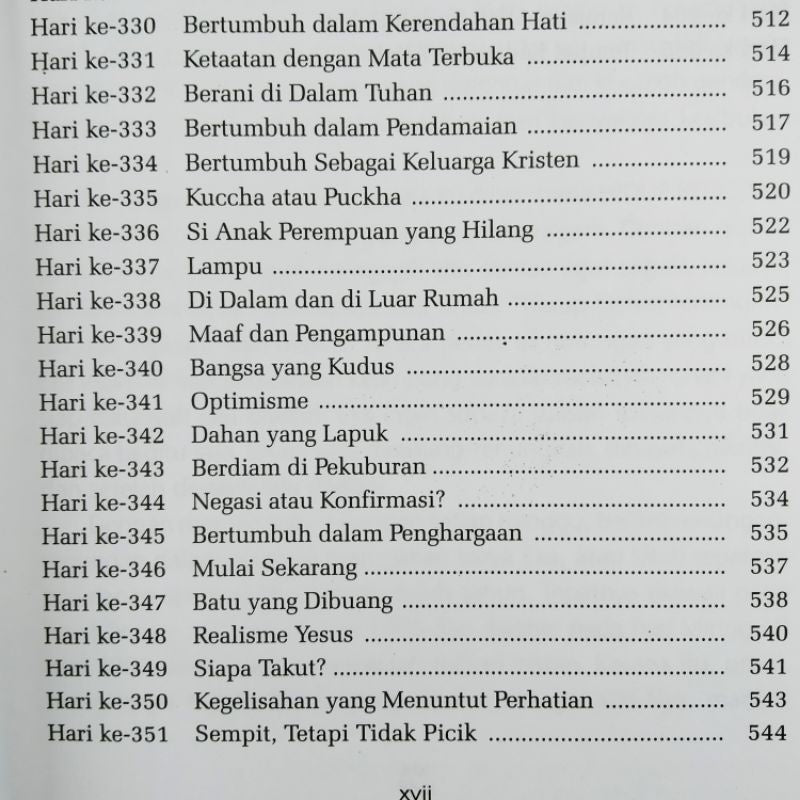 365 Anak Tangga Menuju Hidup Berkemanangan