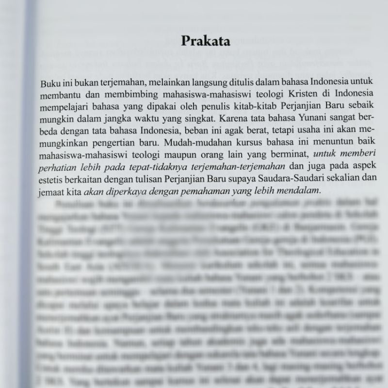 Belajar Bahasa Yunani Koine