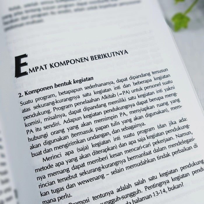 Buku Menyusun Program Gerejawi Bagi Pemula