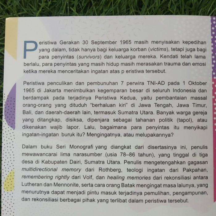 Bangsa Umat Mengingat - Kontekstualisasi Teologi